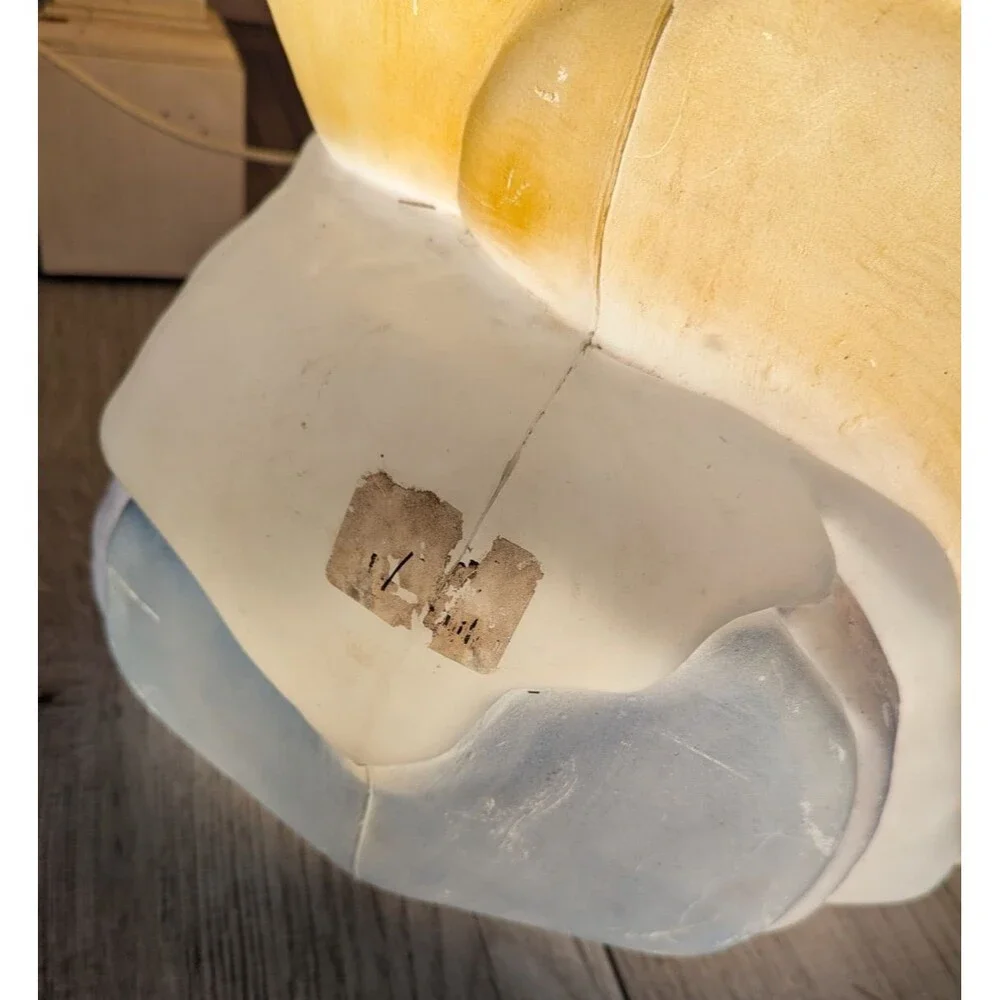 Vintage 33” Disney Christmas Blow Mold Winnie The Pooh Santa’s Best Honey Pot